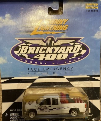 2000 Johnny Lightning BRICKYARD 400 Race Emergency Vehicles Chevrolet Silverado - Image 1 of 2