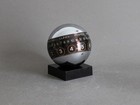 Space Age Ball Perpetual Calendar Mirror Plastic PORPHYRE France 1970s