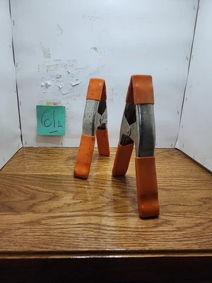 Heavy Duty Clamps " Pony" 3203 Made In The USA  Orange Rubber Grips - Image 1 of 4