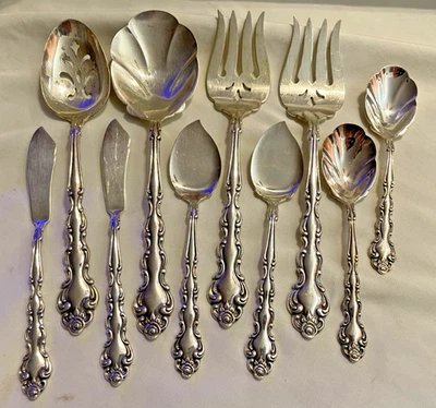 Oneida Beethoven Prato de Prata Porções - Lote de 9 Betty Crocker - Veja Fotos - Imagem 1 de 4