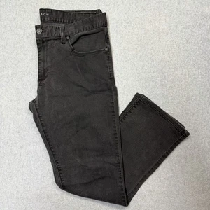 Mott & Bow Jeans Herren 35x32 schwarz gerades Bein Stretch Denim Hose klassisch - Bild 1 von 7