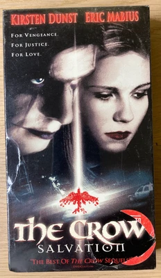 The Crow: Salvation (VHS, 2001) Kirsten Dunst, Eric Mabius - Former Rental - Image 1 of 4