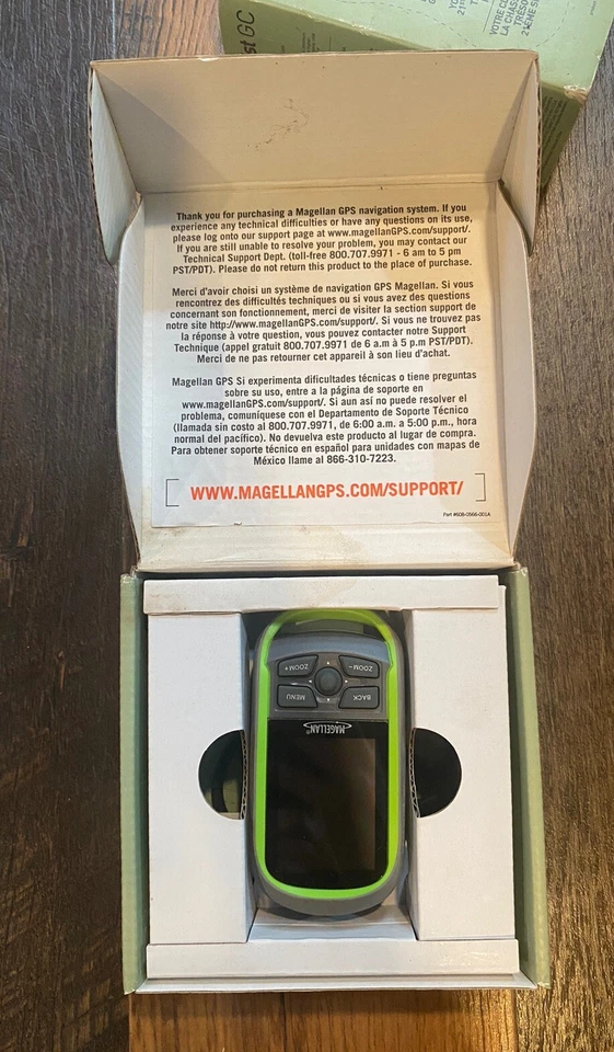Magellan eXplorist GC Handheld GPS Geocaching Device w/User Guides/Box Used Once - Image 1 of 4