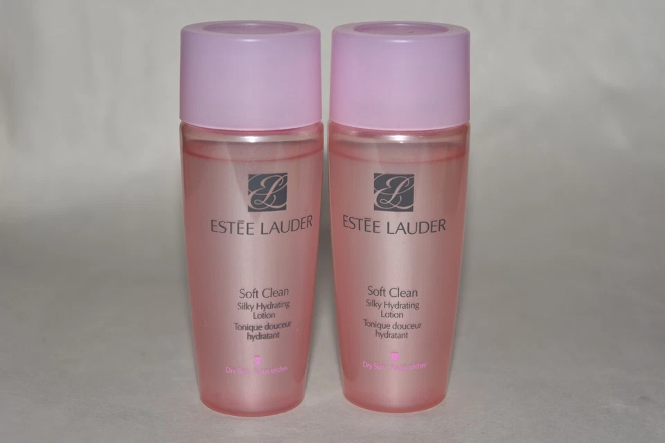 2x Loción hidratante sedosa suave limpia Estee Lauder - Piel seca 1 oz cada una Foto 1 de 1