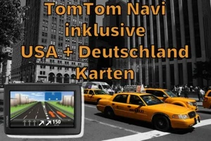 5" TomTom Navi mit USA + DE Karten von 2025 - TOP GPS Navigationsgerät Amerika - Bild 1 von 5
