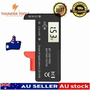 Thunder Tools Digital Display Universal Battery Tester Portable Battery - Picture 1 of 9