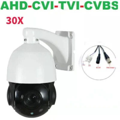Telecamera IR a cupola 30X Zoom AHD/TVI/CVI/CVBS 1080P PTZ - Immagine 1 di 4