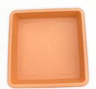 SQUARE PLANT POT SAUCER WATER TRAY BASE PLANTERS SMALL TO LARGE