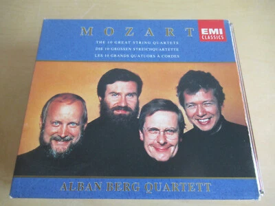 Mozart-Die 10 Großen Streichquartette-Alban Berg Quartett-5er Emi CD Box-CD´s NM - Bild 1 von 4