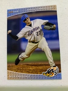 Nick Pasquale 2018 Akron Rubber Ducks Team Card - Picture 1 of 1