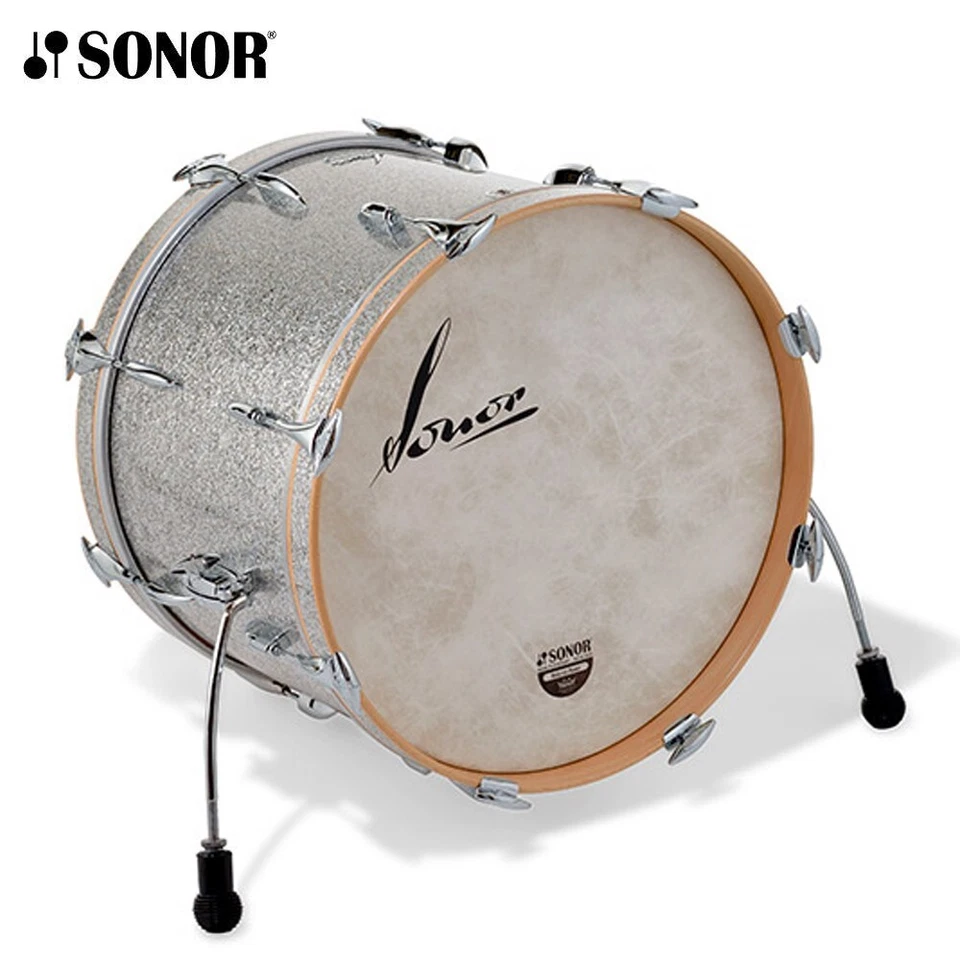 Sonor Vintage Series 20" x 14" Bass Drum Vintage Silver Glitter VT-2014-BDNM-VSG - Image 1 of 1