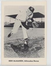 1964 Jay Publishing Milwaukee Braves Don McMahon