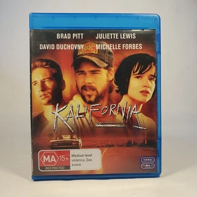 Kalifornia Blu Ray 1993 Brad Pit Juliette Lewis David Duchovny Region B - Image 1 of 3