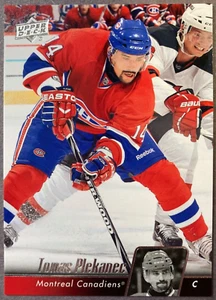2010-11 Upper Deck #351 Tomas Plekanec Montreal Canadiens - Picture 1 of 1