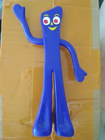 MED. BLUE GUMBY Figure NEARLY PERFECT Description Located In The Item Specifics! Cover