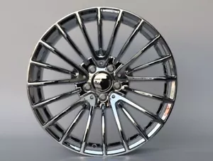 S580 Style Chrome Wheels 22x9 22x10 Staggered Fit Mercedes Benz 5x112 Set of 4 - Picture 1 of 3