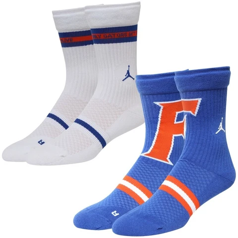 Air Jordan Florida Gator Unisex Legacy football socks Sz 6-10 Women Sz 6-8 Men Cover