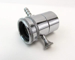 (5) Chromed Brass, Water Filter Diverter Valve, 1/8" Barb, Standard Faucet NEW  - Picture 1 of 3