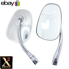 Universal Classic Car OVAL ROUNG SIDE VIEW MIRRORS FOR VOLKSWAGEN BEETLE 1946-67