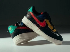 Zapatilla deportiva NIKE AIR FORCE 1 LOW BHM MES HISTORIA NEGRA para hombre 10,5 mujer 12 NUEVA - Imagen 1 de 12