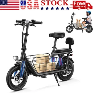 Adult Electric Scooter with Seat 850W Peak Power 20 MPH 25Mile Range 330lbs Load - Picture 1 of 18
