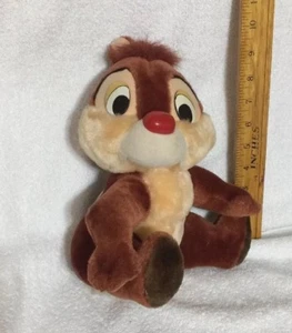 Chipmunk Red Noise Disneyland Walt Disney World Christmas Plush stuffed 10" VTG - Picture 1 of 6