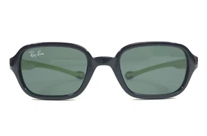 Ray-Ban Kids Sunglasses RJ9074S 7094/71 Black Green Square Frame w/ Green Lenses - Picture 1 of 14