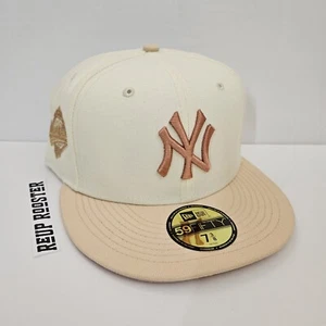 New York Yankees 1996 WS 7 3/8 New Era 59Fifty Sombrero Parche Oro Rosa - Imagen 1 de 6