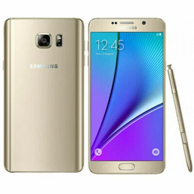 Original Samsung Galaxy Note 5 N920P 32GB Sprint Unlocked Smartphone GOOD GOLD - Image 1 of 2