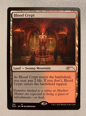 Blood Crypt Shockland - Secret Lair - Near Mint EN - SLD - 125 - MTG Magic - Bild 1 von 2