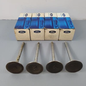 4 NOS 1961-71 Ford Mustang Galaxie Fairlane 352 360 390 INTAKE VALVES D4TZ-6507B - Picture 1 of 7