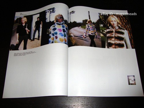 vintage FENDI 2 Pg STAMPA ANNUNCIO autunno 2000 MAGGIE RIZER Daniel Aguiar KARL LAGERFELD