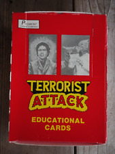 1986 Terrorists Attack Educational Cards Full Box --  From a Freshly Opened Case