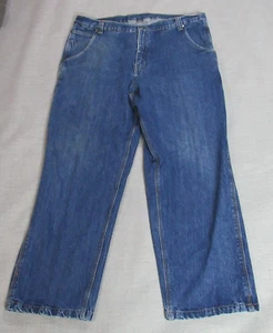 Craftsman Jeans Mens Size 42x30 Blue Demin Carpenter Straight Work Heavyweight - Picture 1 of 12