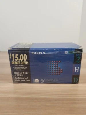 Disquete Sony 2HD 3.5" Disquetes 1.44MB 39 Discos Sin Usar Foto 1 de 3