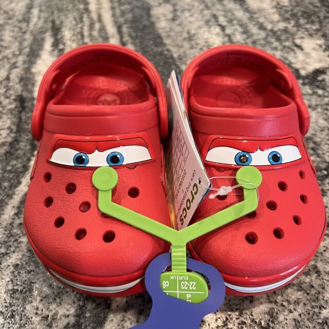 Crocs Lightning McQueen Disney Pixar Cars Piston Cup Red Toddler Size C12 12