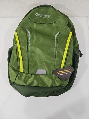 Outdoor Products Backpack Green Black School Camping Hiking - Image 1 of 4