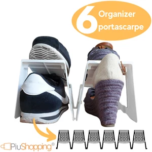 6X Organizador Zapatos Ahorro de Espacio Para Zapatero Armario - Imagen 1 de 4