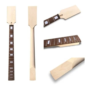 New bass Guitar Neck 22fret 30inch Scale Maple Rosewood Fretboard Block Inlay - Picture 1 of 5