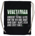 VEGETARIAN Drawstring Bag Ancient Name Fun Vegan Vegetarian Vegetables