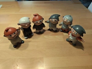 6 ZDF Mainzelmännchen 1. Serie komplette Sammlung 60er Werbefiguren GOEBEL 11 cm - Bild 1 von 7