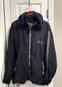 Coogi Australia Men’s Full Zip Logo Embroidered Blue Hoodie Jacket Size XL - Picture 1 of 8