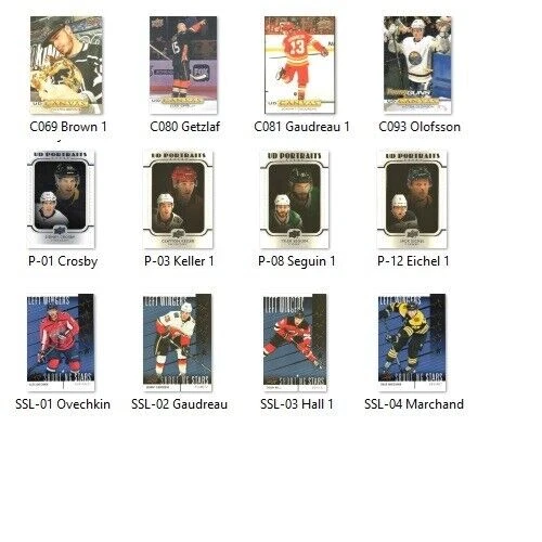 2019-20 Upper Deck Hockey Series 1 - Inserts and Canvas - Pick your card - Image 1 of 1