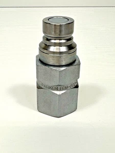 Parker Non-Spill Flat Face Hydraulic Quick Coupling FEM-502-12FO 5000PSI - Picture 1 of 8