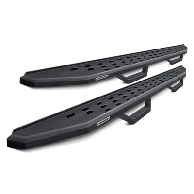 For Nissan Frontier 05-25 Go Rhino 7.5" RB20 Cab Length Black Running Boards — 第 1/4 张图片