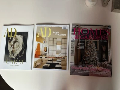 3x AD & Homes & Gardens Zeitschriften  Architektur Design Styl Wohnmagazine - Bild 1 von 4