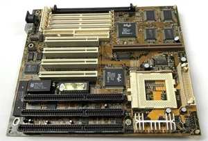 Amptron Mainboard PM-8800 Ver:1.2 - Intel 430VX - ISA Baby-AT Socket 7 - Defekt! - Photo 1/4