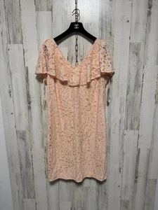 Lauren Ralph Lauren Women’s Pink Cocktail Dress 16w - Picture 1 of 14