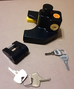Anhängerkupplung Schloss-Set, 2" Kupplungsschloss mit Schlüssel, Schwerlast AHK Schloss für... - Bild 1 von 5