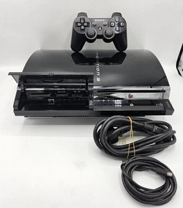 PlayStation 3 500 GB FAT CECHC04 Backwards Compatible PS3 Retrocompatibi PS1 PS2 - Foto 1 di 12